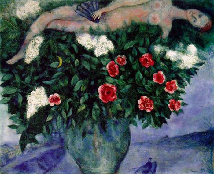 2 marc chagall woman and the roses 1929