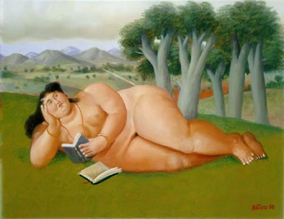 Botero-Mujer-leyendo