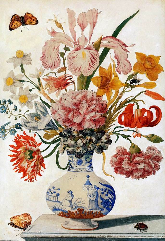 Maria-Sibylla-Flower-still-life-in-Chinese-vase-Sun