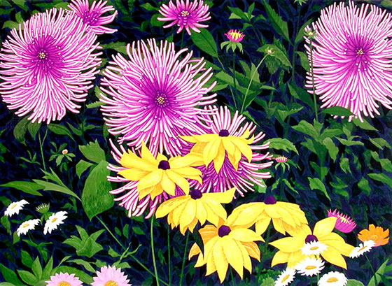 Dahlias de Gordon Mortensen