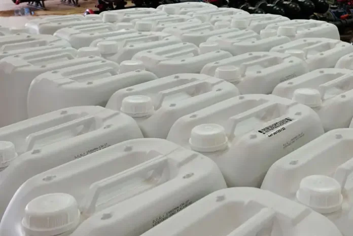 Almacenamiento de envases agrícolas