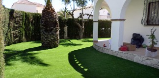 Césped artificial para jardines