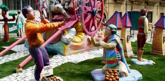 Césped para las Fallas