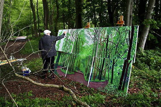 david-hockney-pintando-al-aire-libre