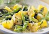 ensalada de patatas con espárragos
