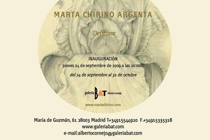 Marta Chirino inaugura exposición con dibujos y grabados de flores y plantas