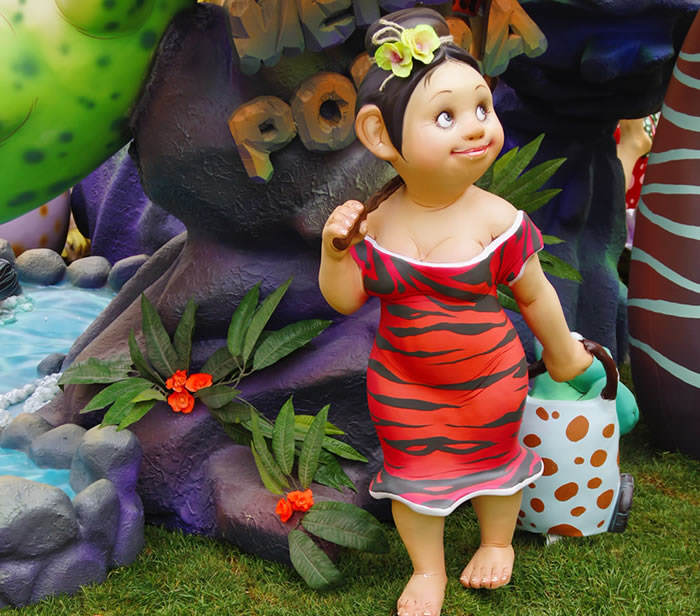 Flores artificiales en fallas