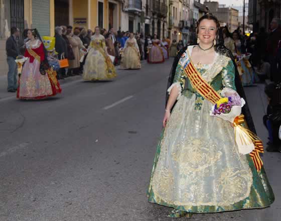 Flores frescas en las Fallas