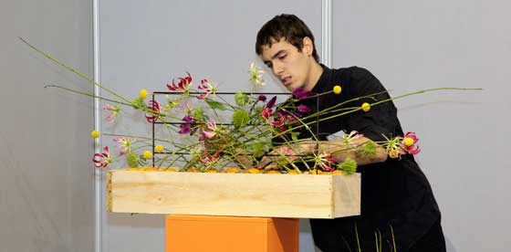 Los floristas en Iberflora 2012