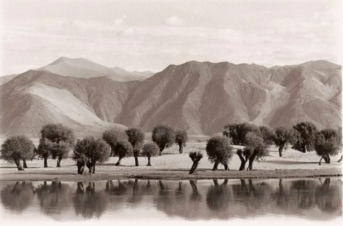 Fotografía de Tom Zetterstrom Lhasa Valley Tibet, 1981