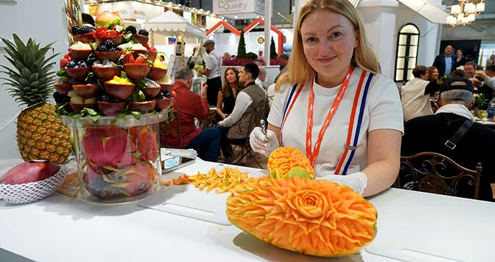 Frutas y hortalizas decoradas en Fruit attraction Frutas y hortalizas decoradas en Fruit attraction