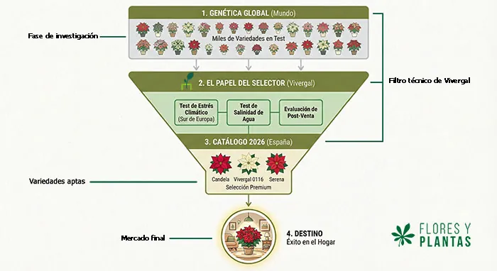 Esquema del proceso de selección varietal Esquema del proceso de selección varietal