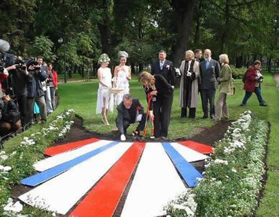 Exposición de jardines franceses en Rusia