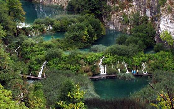 Recorriendo los lagos de Plitvice