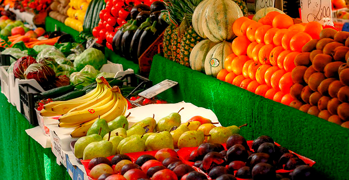 Mercado de frutas y verduras 2021