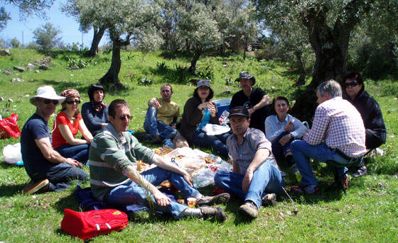 Miembros del Club Amigos de las Orquídeas