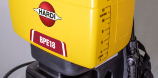 Mochila pulverizadora eléctrica BPE18 de HARDI