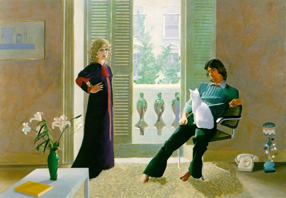 mr and mrs Clark and percy Hockney