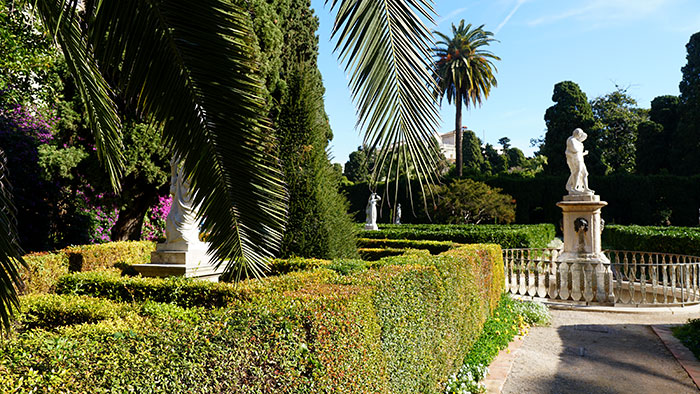 Paisaje del Jardín de Monforte