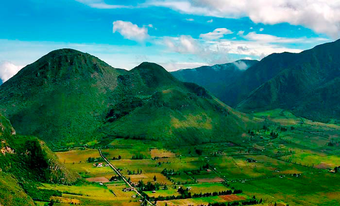 Paisajes con montañas