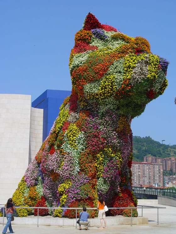 Puppy en el Guggenheim