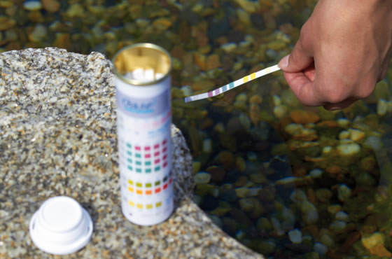 Quick Stick 6 en 1 para el analisis de los valores principales del agua