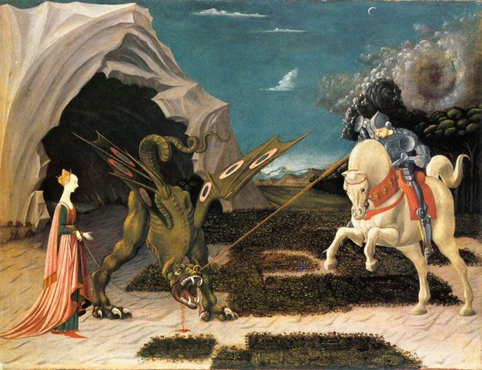 Pintura de Paolo Uccello, San Jorge