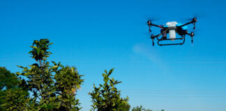 Tratamientos agrícolas con drones