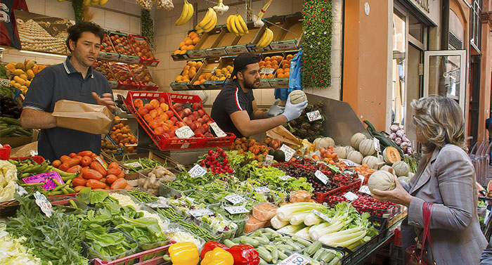 Venta de frutas y hortalizas