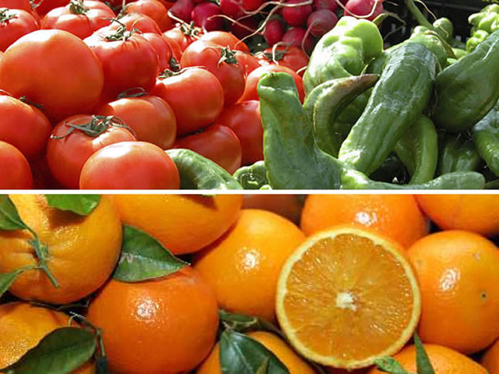 frutas y verduras que contienen vitamina C