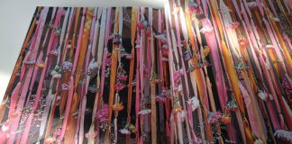 Cortina de flores en Vivir con Flores