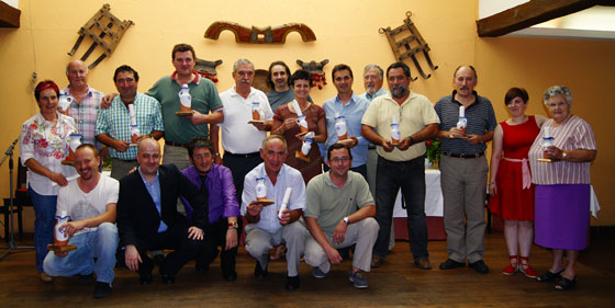 Jurado y ganadores de X Premio Txakoli Montenegro al Mejor Txakoli de Bizkaia